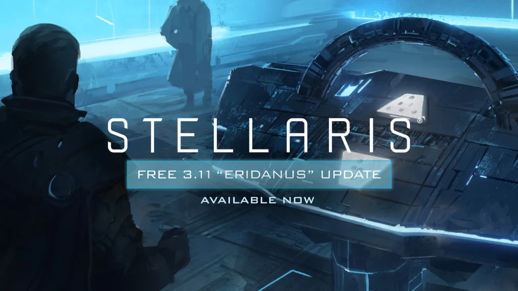 Grafika odwołująca się do aktualizacji 3.11 gry Stellaris